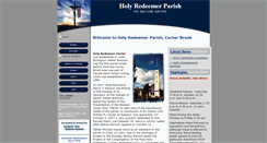 Desktop Screenshot of holyredeemerparish.ca