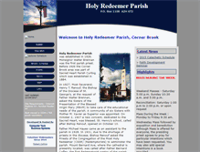 Tablet Screenshot of holyredeemerparish.ca